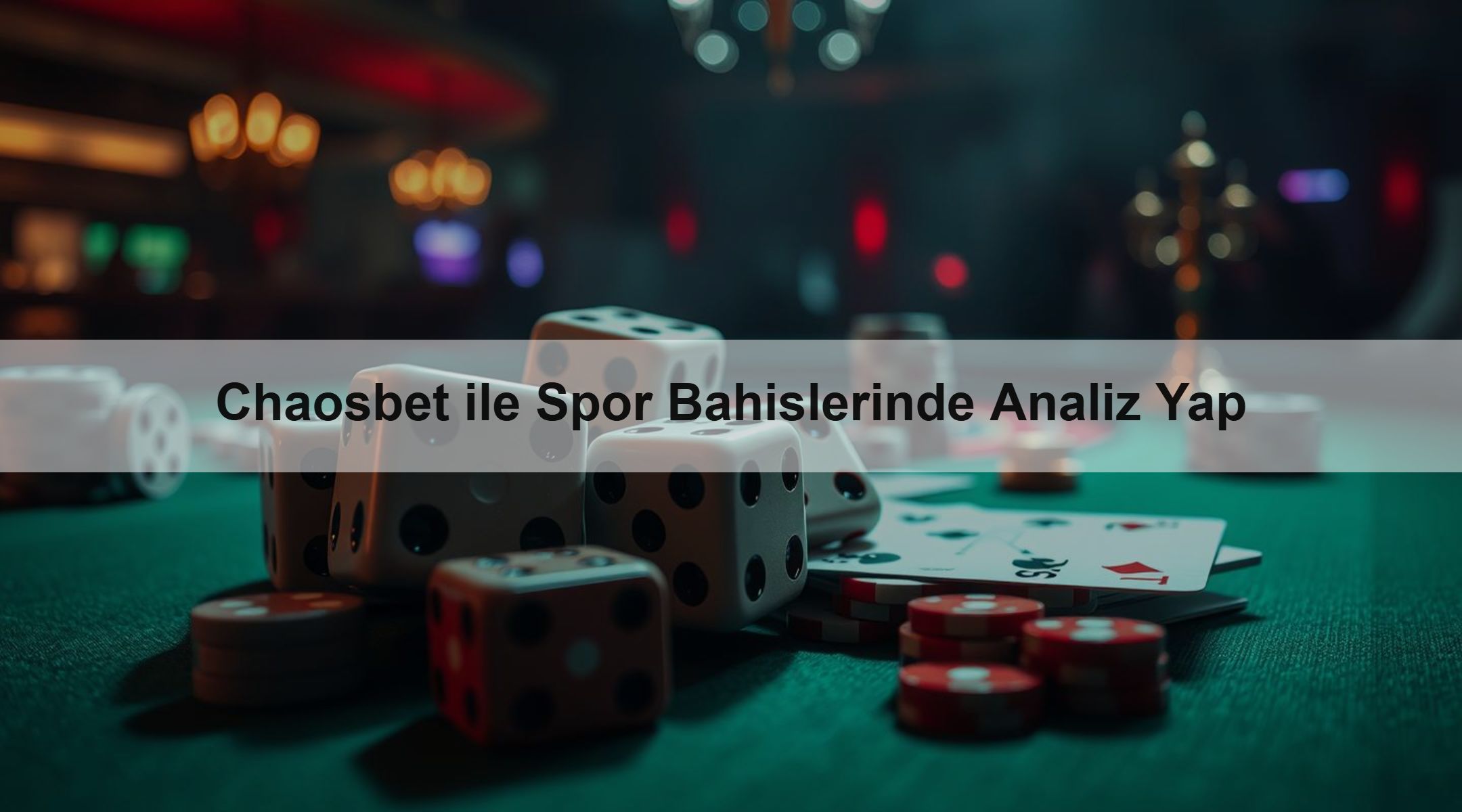 Chaosbet ile Spor Bahislerinde Analiz Yap