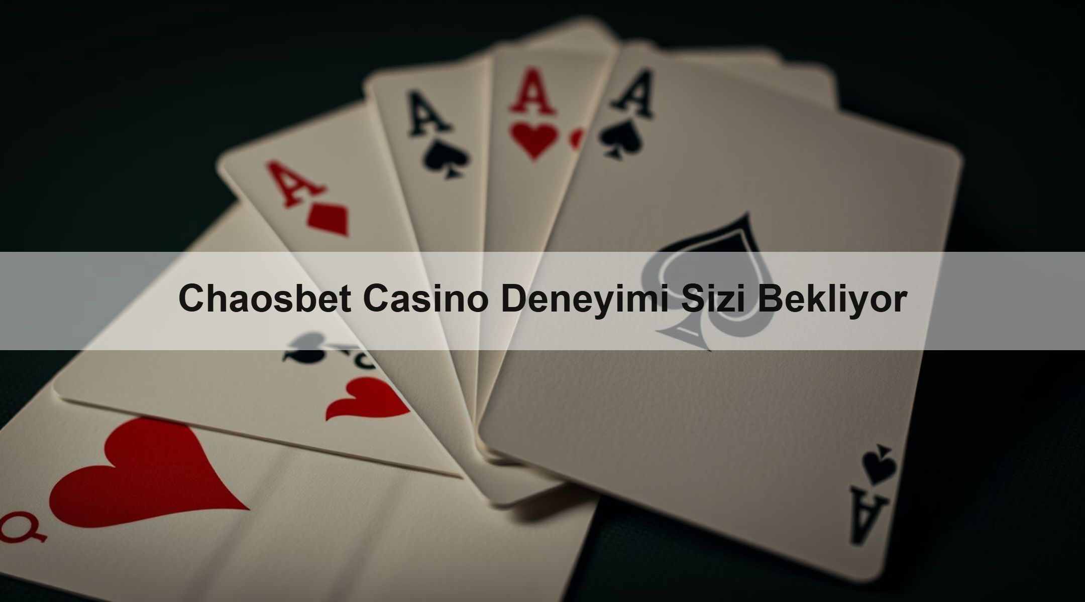 Chaosbet Casino Deneyimi Sizi Bekliyor
