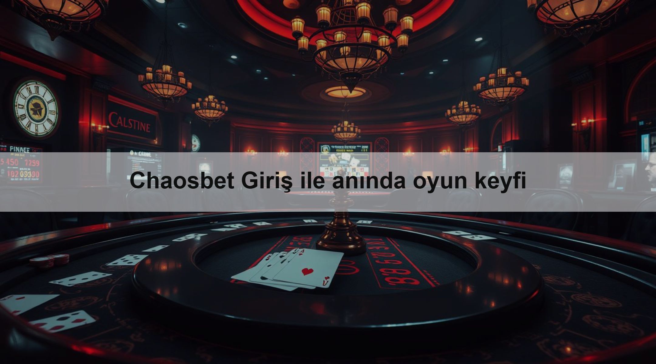 Chaosbet Giriş ile anında oyun keyfi
