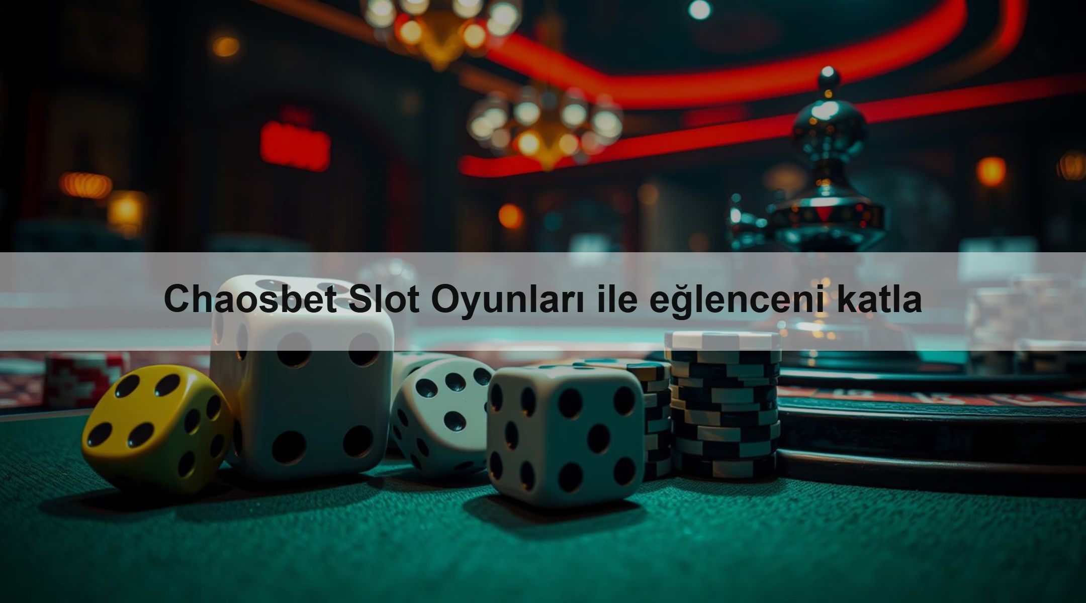 Chaosbet Slot Oyunları ile eğlenceni katla